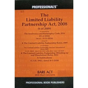 Professional's Limited Liability Partnership [LLP] Act, 2008 Bare Act 